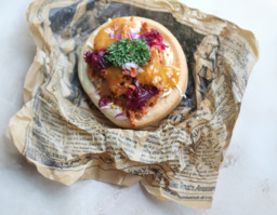 Broodje pulled chicken