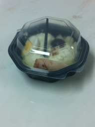 Slaatje 'kartoffel-spek' (reclame)