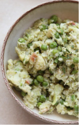 Stamppot Broccoli, tuinerwt, spek