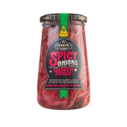 Barbecue pickles spicy onion 370ml