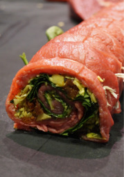 Carpacciosteak rollade