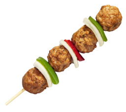 Globespies (gehaktbal shaslick)