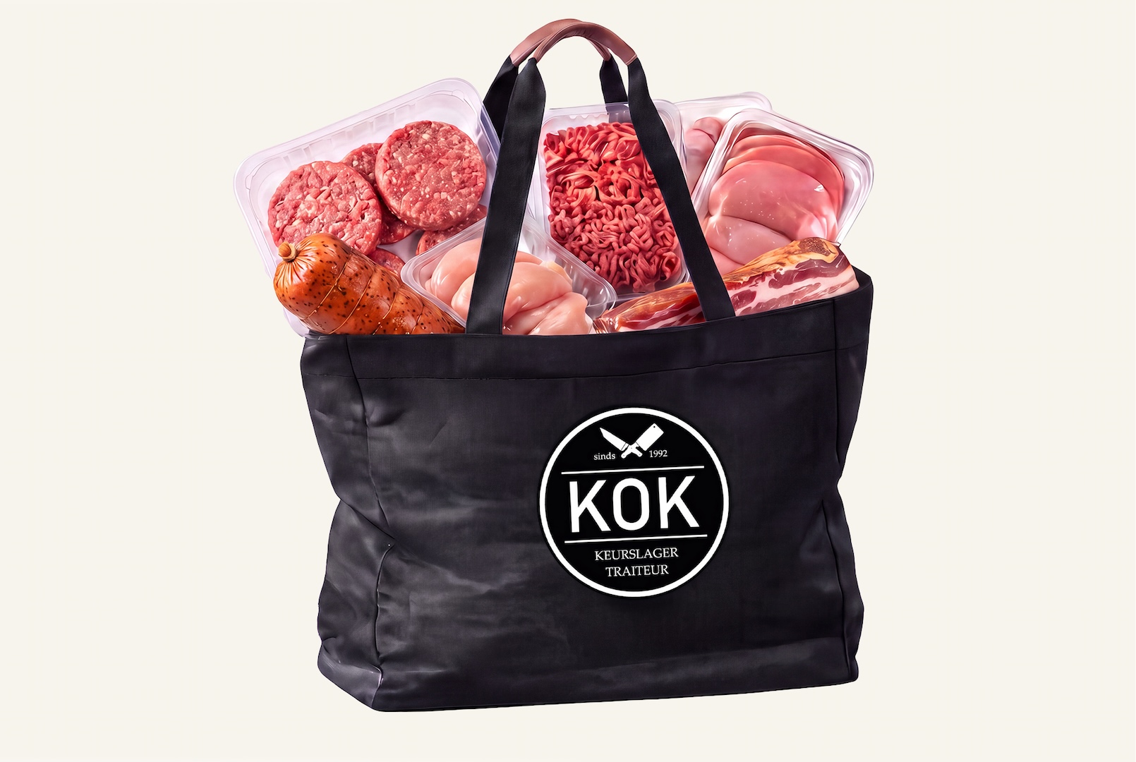 Een bestelling klaar om af te halen