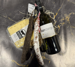 Sint pakket met wijn