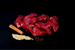 Herten goulash vlees