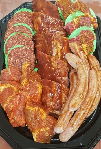 Barbecue pakketten Uw Slager Otte Boersma BBQ pakket de Luxe compleet Barbecue Uw Slager Otte Boersma