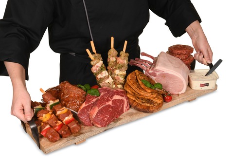 Barbecue pakketten Uw Slager Otte Boersma BBQ pakket de Luxe compleet Barbecue Uw Slager Otte Boersma
