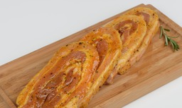 Gemarineerde speklap