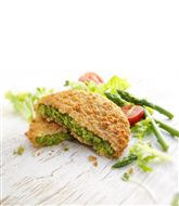 Groene Aspergeburger Groene Aspergeburger