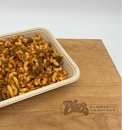 Macaroni  bolognese 100% rundvlees