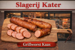 Grillworst met kaas