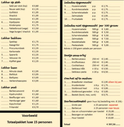 Barbecue totaalpakket luxe 15-19 personen   Barbecue totaalpakket luxe 15-19 personen