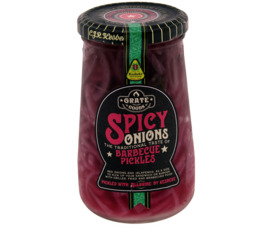 Barbecue pickles spicy onion
