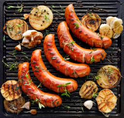 Barbecueworst kerrie
