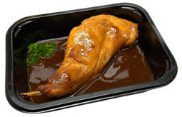 Konijnenbout in wildjus