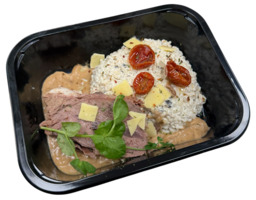 Truffelrisotto met kalfssucade