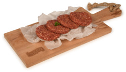 Runder hamburger 4 stuks