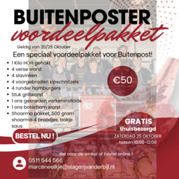 Buitenposter voordeel pakket