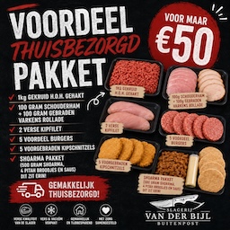 THUIS BEZORGD PAKKET