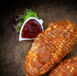 Gevulde kiprollade 'tante door'