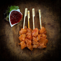 Mini varkenshaassaté gourmet