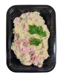 Witlofstamppot met ham