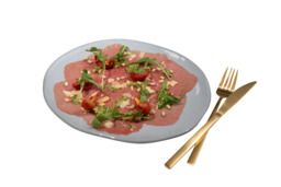 Carpaccio opgemaakt