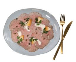 Vitello tonato opgemaakt